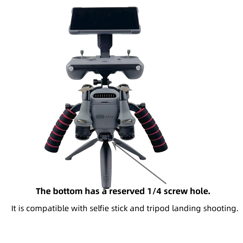 Mango de soporte de mano doble - Dji Drone Mini 4 Pro reseña y precio