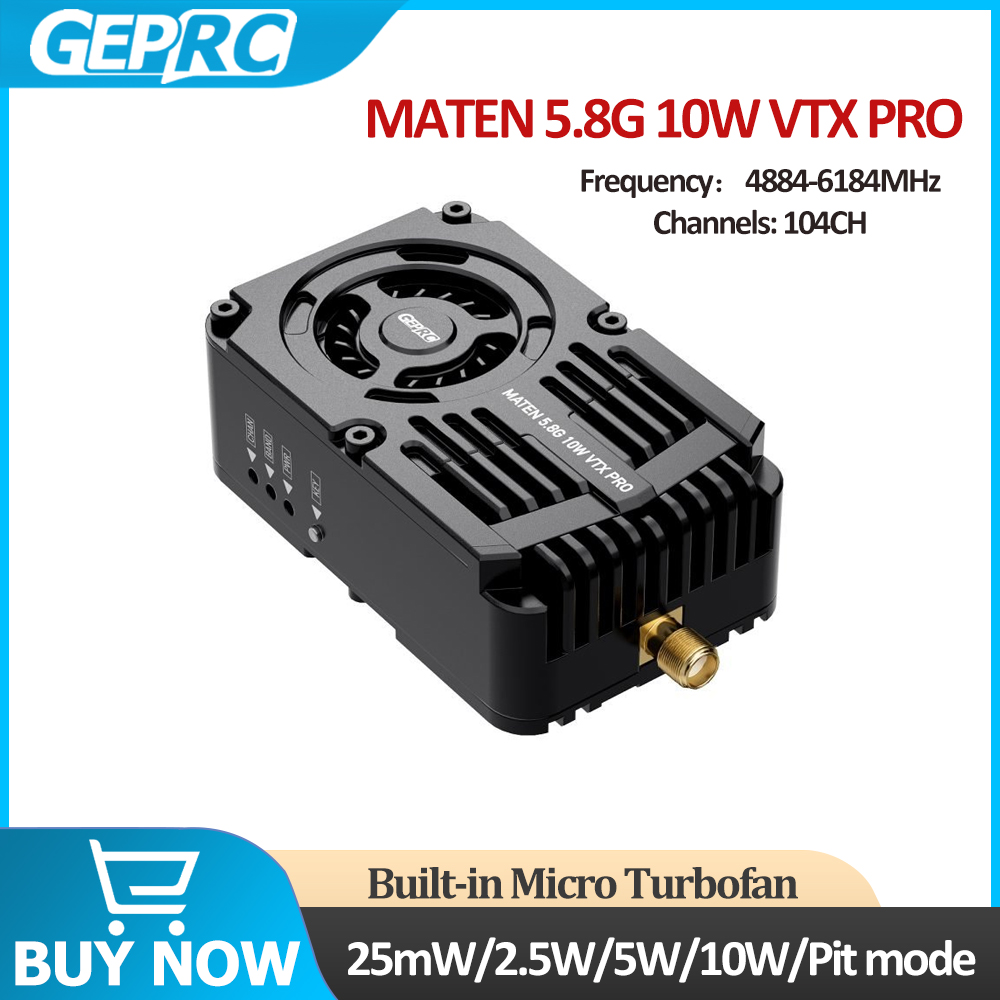 GEPRC MATEN 5,8G 10W VTX PRO 1 - Drone Racing Transmitter reseña y precio